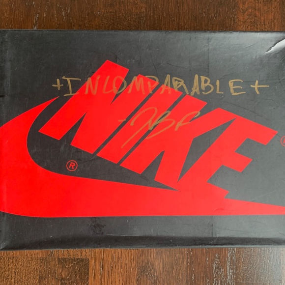 2014 AUTHENTIC AIR JORDAN 1 JBF CUSTOMS CHICAGO BRED main image 3